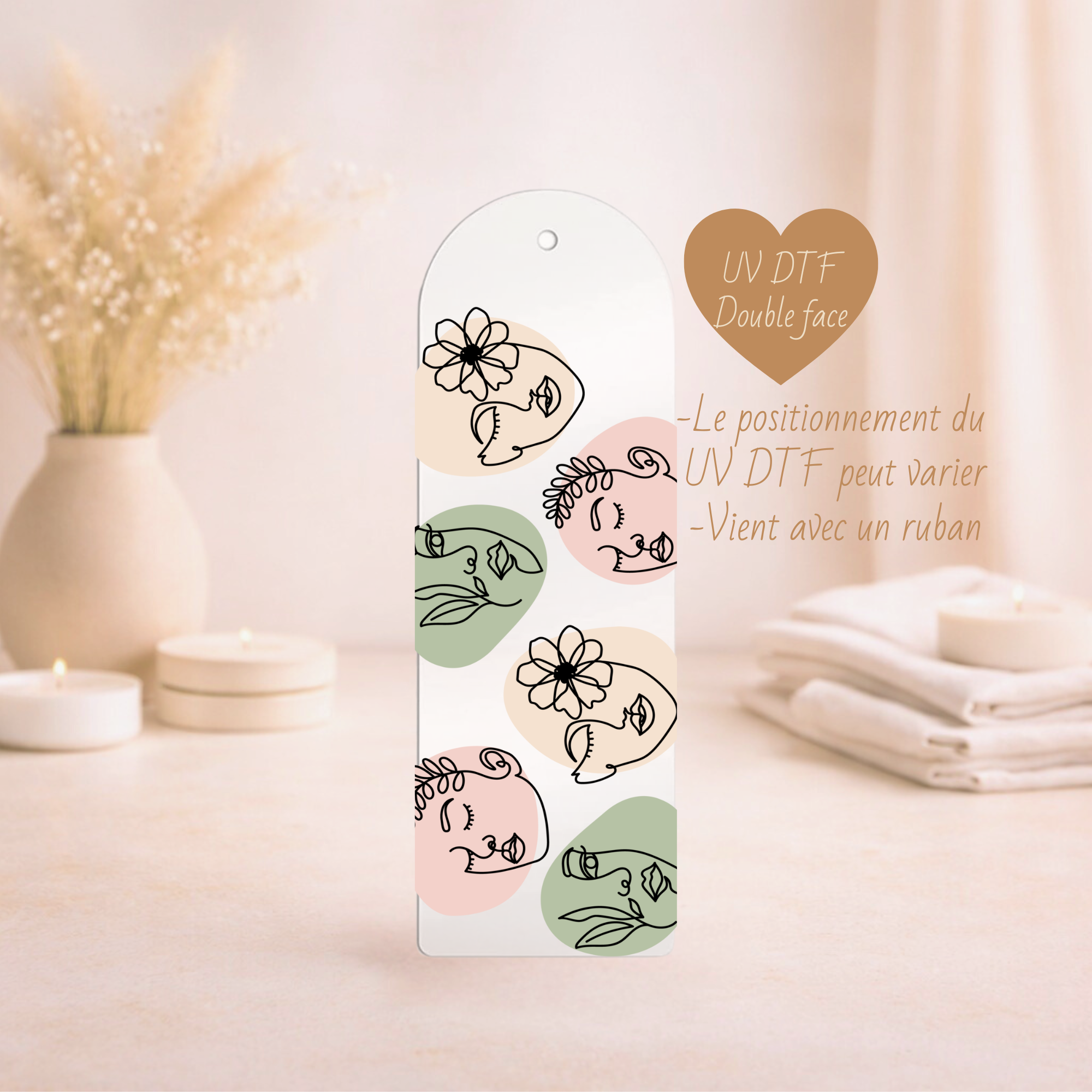 Signet visages fleuris ✿