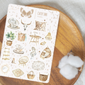 Feuille d’autocollants – Maison Bohème ✿