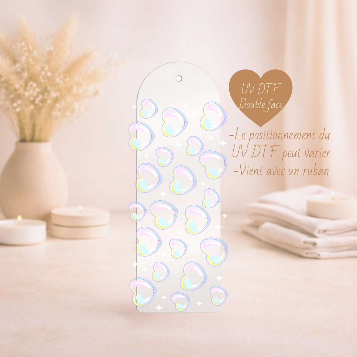 Signet Bulles en coeur ✿