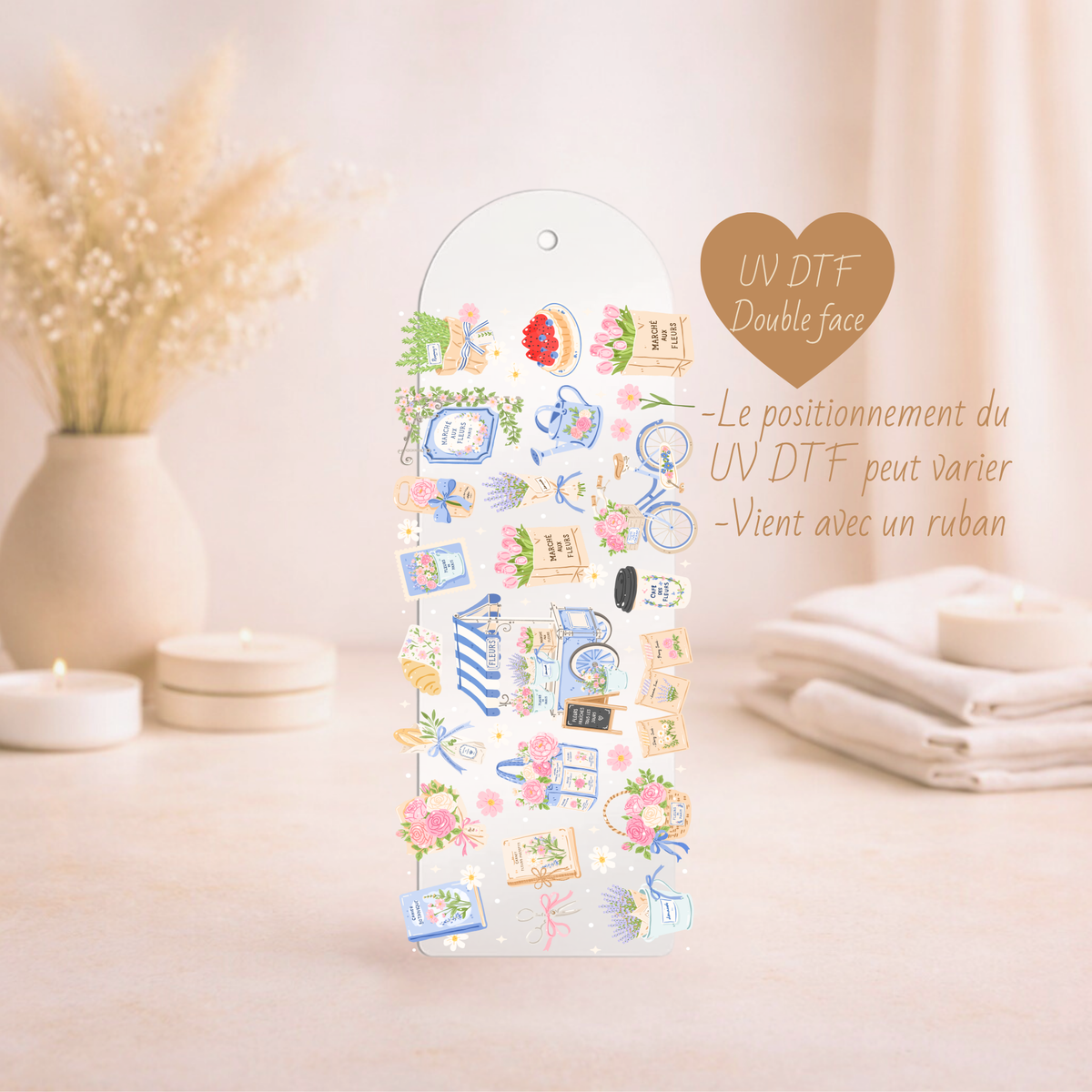 Signet Marché aux fleurs ✿