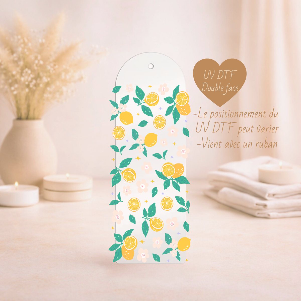 Signet Citron turquoise ✿