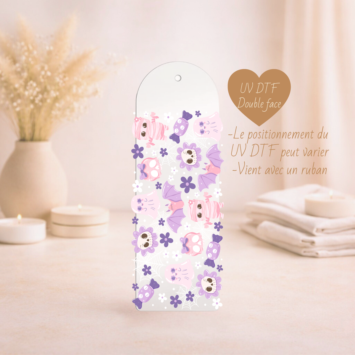 Signet Squelette rose ✿