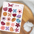 Feuille d’autocollants – Floraison ✿