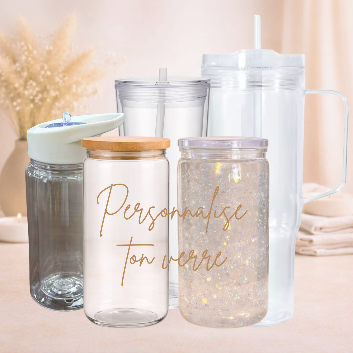 Verre personnalisable ✿